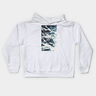 Ocean Sea Foam Kids Hoodie